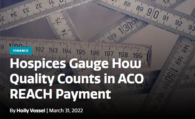 Counting quality in ACO REACH Payment